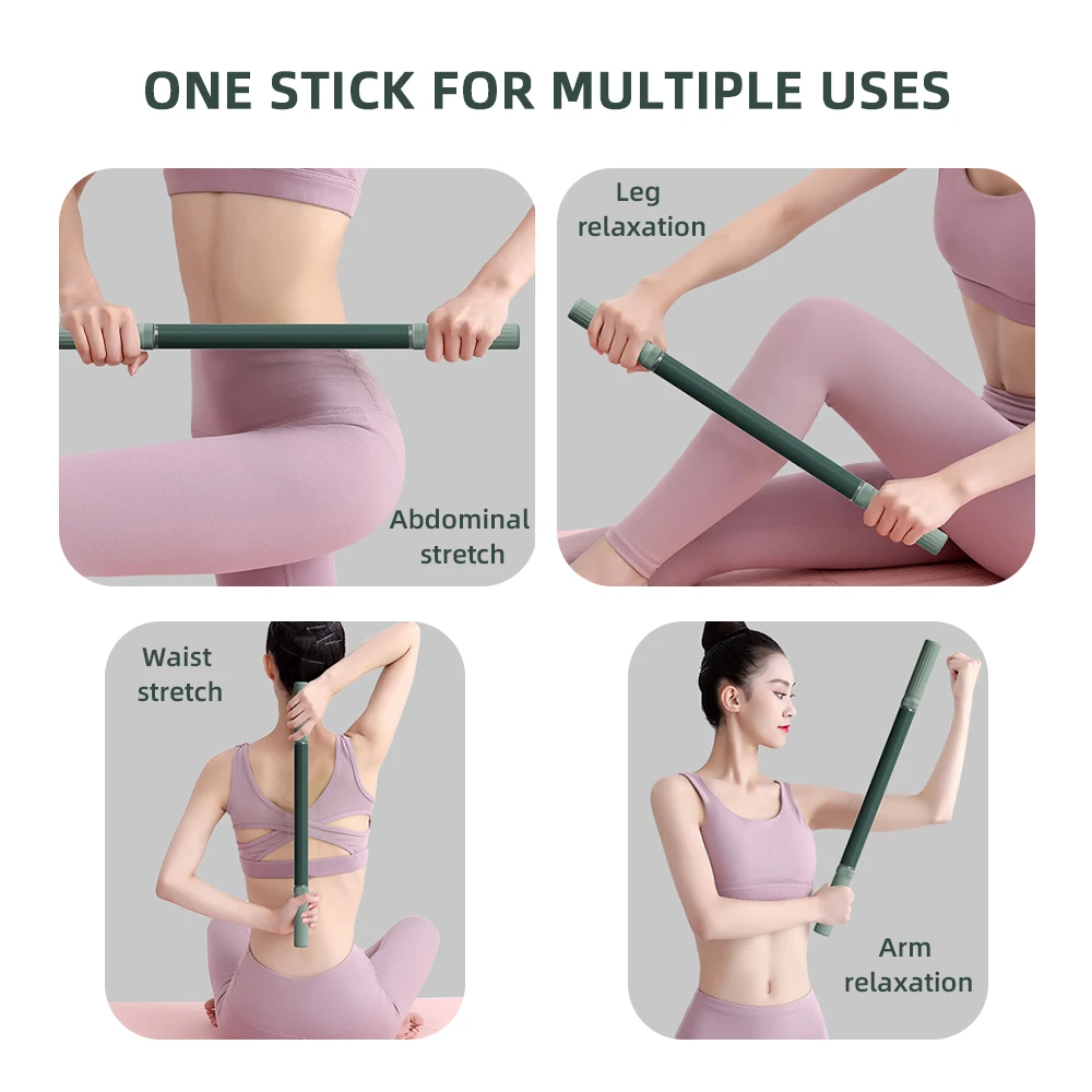 Yoga Fascia Stick Ergonomic Muscle Massage Roller for Body Stretching Anti Cellulite Myofascial Release Tool for Leg Neck Calves view 6