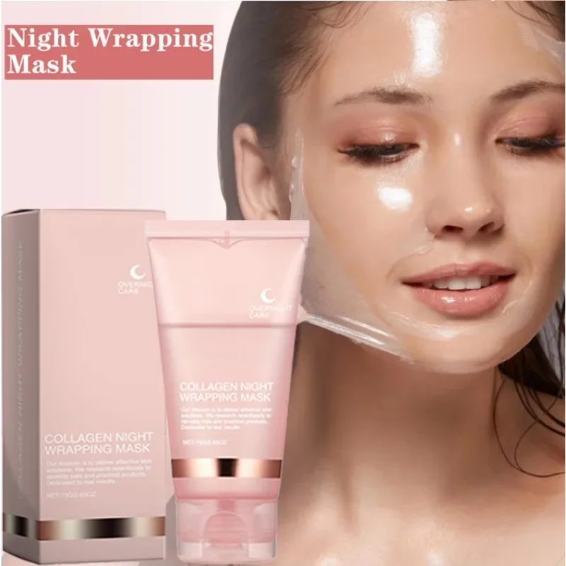 

Japanese collagen tear off facial mask deeply cleans cosmetics residue, balances skin color, and moisturizes delicate skin