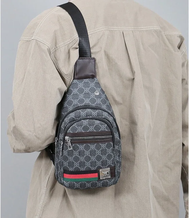 Universelle Multifunktionale Umhängetasche für Herren/Damen, Schulter-Crossover-Brusttasche, lässige Handtasche mit Kopfhörerfach – Detail 22