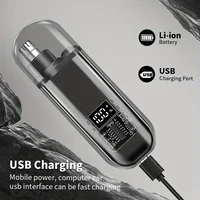 Nose Ear Hair Trimmer for Men - USB C Rechargeable Portable Fast Charge, Compact Grooming Kit 4