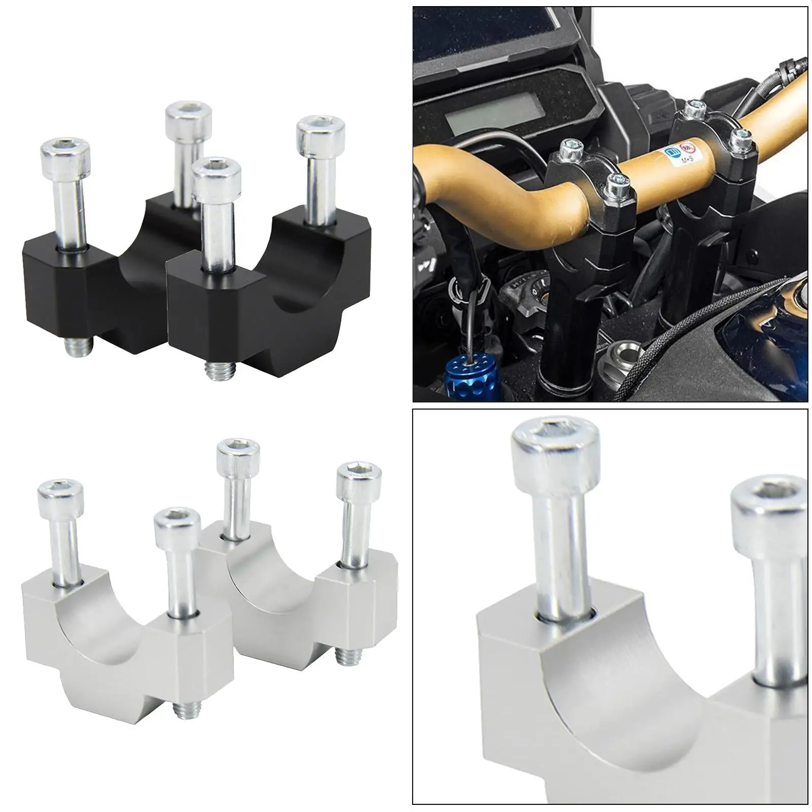 

Алюминиевый адаптер для крепления кронштейна с ЧПУ для мотоцикла