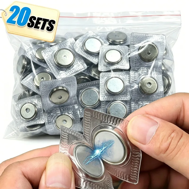 2-20sets Luggage Magnetic Easy-to-use Invisible Buckle Snap Button Handicrafts Bag DIY Tools Magnet Sewing Fastener for Clothing