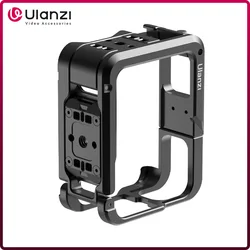 Ulanzi Insta360 Ace / Ace Pro Camera Cage Metal Protective Case Rig z zimną stopką 1/4'' Ace Action Mount dla insta360 Ace Pro