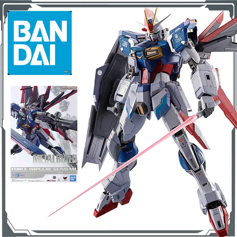 

Оригинальные фигурки Bandai METAL BUILD Force Impulse Gundam, аниме-фигурки, игрушки для мальчиков, рождественский подарок, коллекционные модели, украшения