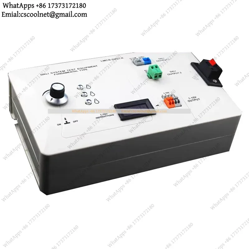 JS02 LED Dimmer Multi-Signal Generator DALI Tester Knob 1-10V Dimming with Bus Power Supply Lighting Control
