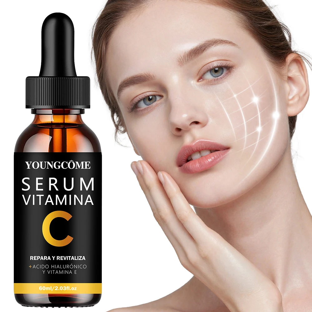 YOUNGCOME Vitamin A Serum + Hyaluronic Acid & Vitamin E, Facial Brighten Skin & Boost Radiance Essence, Daily Skincare Treatment