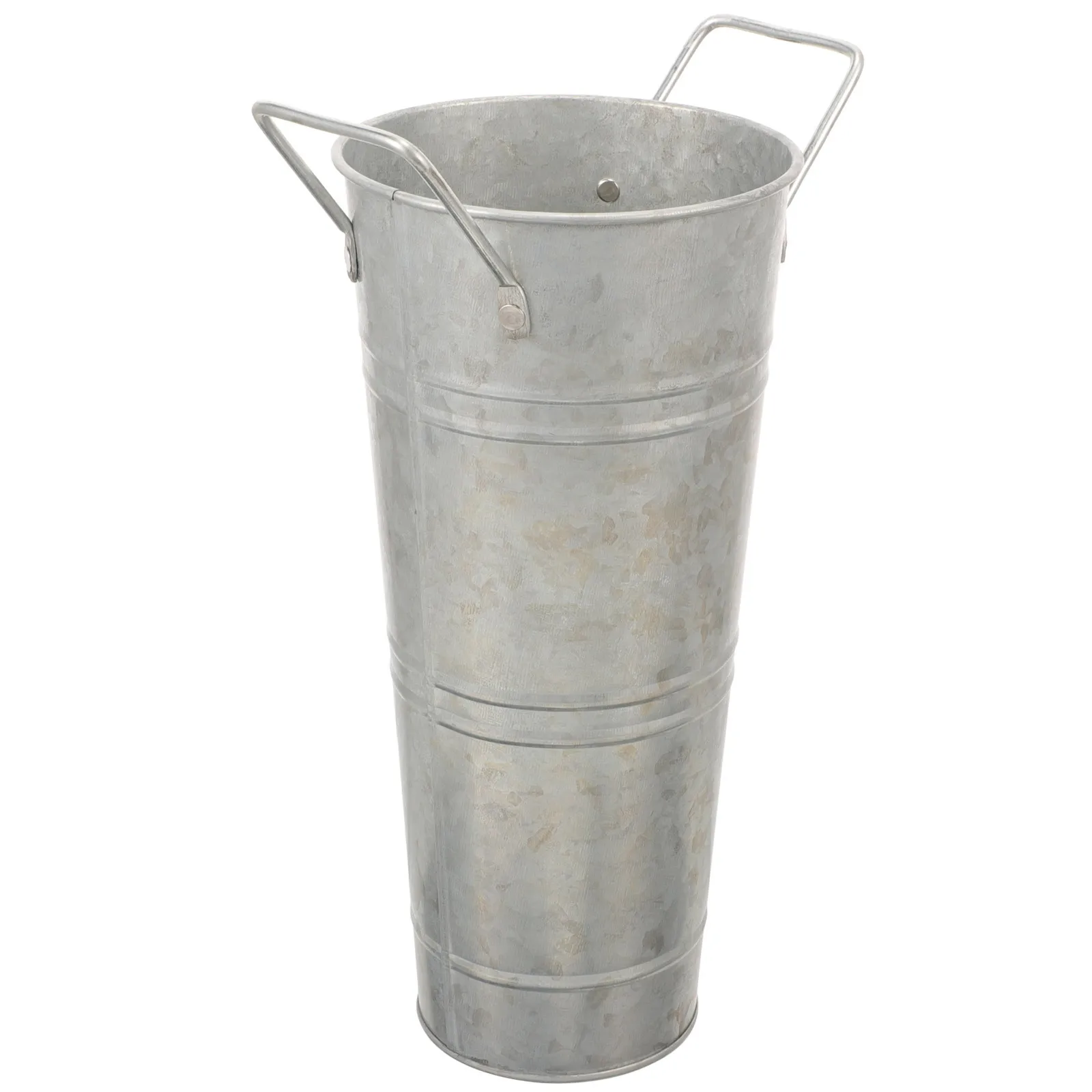 

Iron Flower Bucket Retro Simple Chic Design Home Decoration Desktop Flowerpot Garden Plant Holder Flower Arrangement Vase