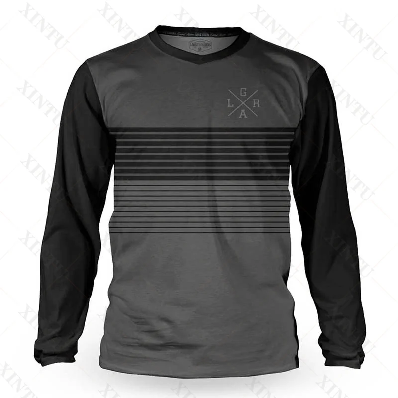 2022 Loose Rider Long Sleeve Jersey DH Motocross Jersey ATV Men's BMX Cycling Breathable Shirt MTB Endurance Sportswear