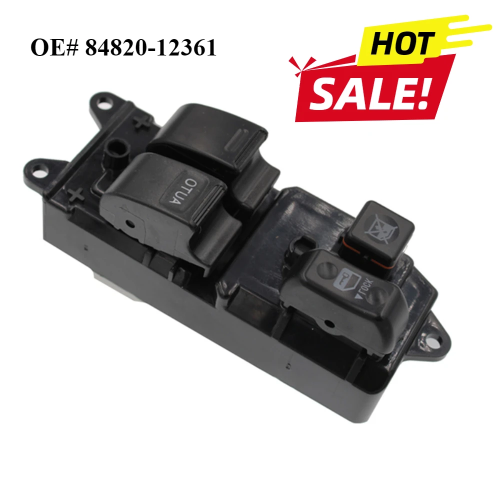 Front Left 84820-12361 Power Window Master Control Switch 8482012361 For Toyota Corolla E11 1997-2002 84820-12450 84820-52090