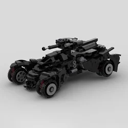 666PCS MOC Arkham Knight Batmobile Speed Champions Sports Cars Building Blocks Speed Vehicle Model Puzzle Toy For Kid Adult Gift