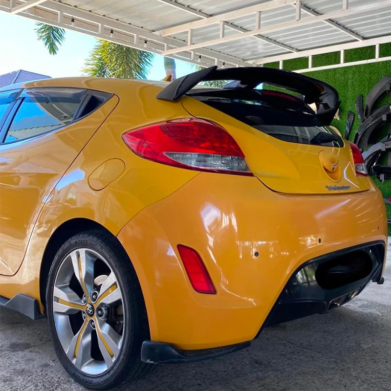 

Для Hyundai Veloster 2010-2023 год, спойлер на крышу GT, аксессуары для крыльев, АБС-пластик, комплект кузова багажника, задняя задняя губа