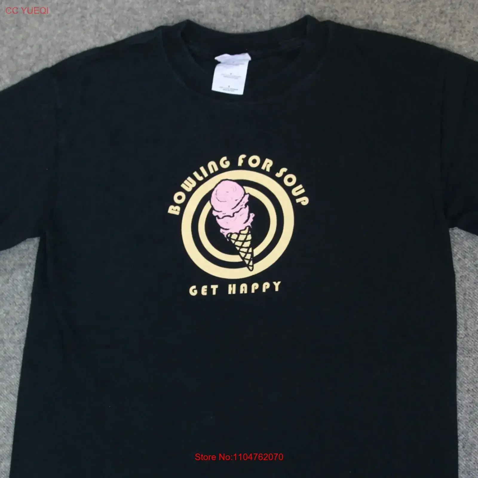 Bowling For Soup Band T Shirt S VTG 2006 GET HAPPY Tour Rock Concert Merch vintage Washed Versatile Top For Everyday Wear