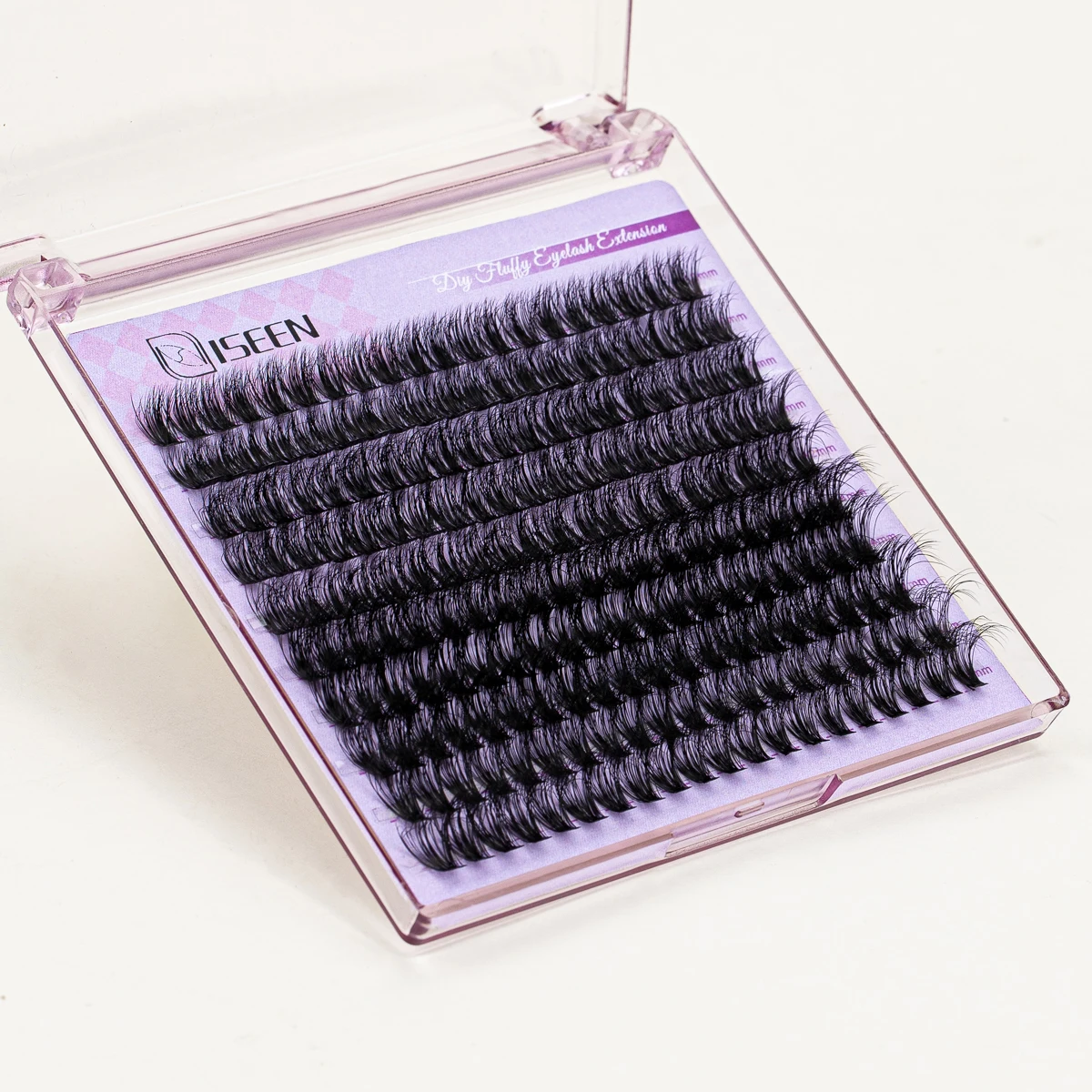 200pcs DIY Cluster Eyelash Extension 10rows Dovetail Segmented Lashes fluffy 50D/80D/100D Explosive Eyelash