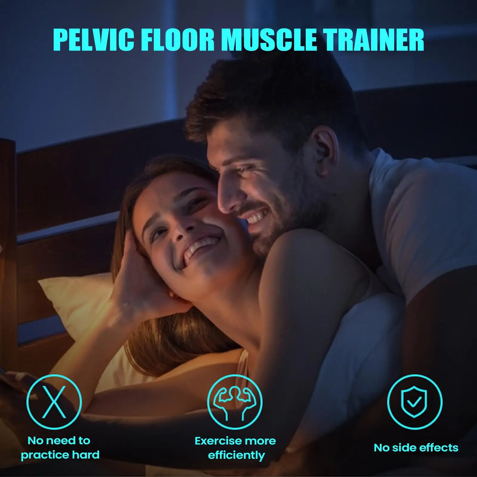 Electric Pelvic Floor Muscle Trainer Type-c Rechargeable Training Massage Cushion Sphincter Bladder Trainer for Men Women