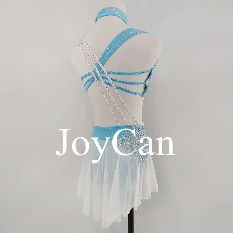 JoyCan Abito da ballo lirico in due pezzi Abbigliamento da spettacolo stampato per ragazze Danza teatrale e balletto per spettacoli BD9819