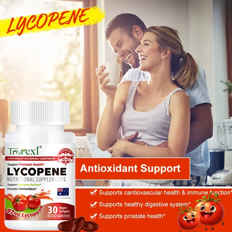 Lycopene Capsules Prostate Treatment Sperm Quality Supplement