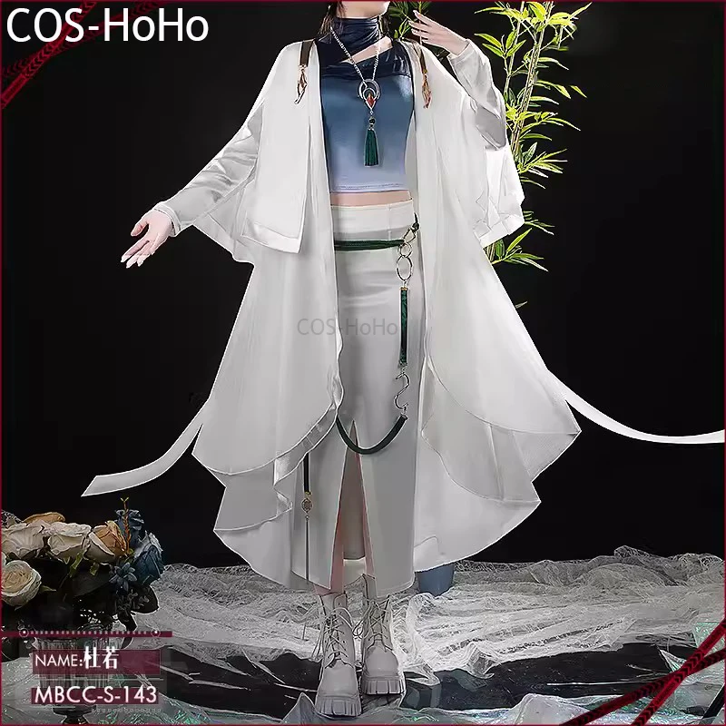 COS-HoHo Path To Nowhere Du Ruo Game Suit Elegant Lovely Uniform Cosplay Costume Halloween Party Role Play Outfit Women