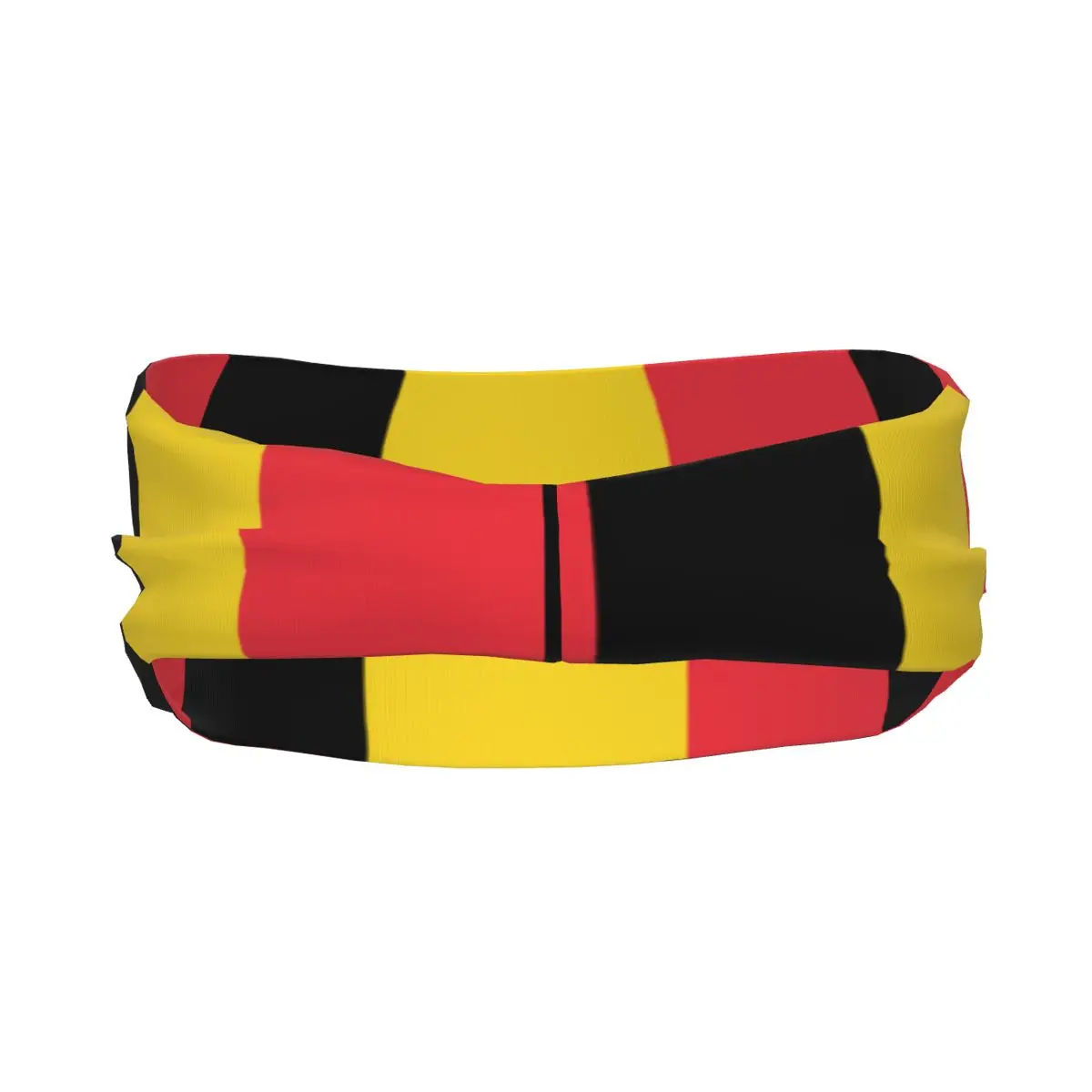 Sports Sweatband Breathable Headband Sweat Hair Head Band Flag Of Belgium Yoga Headband