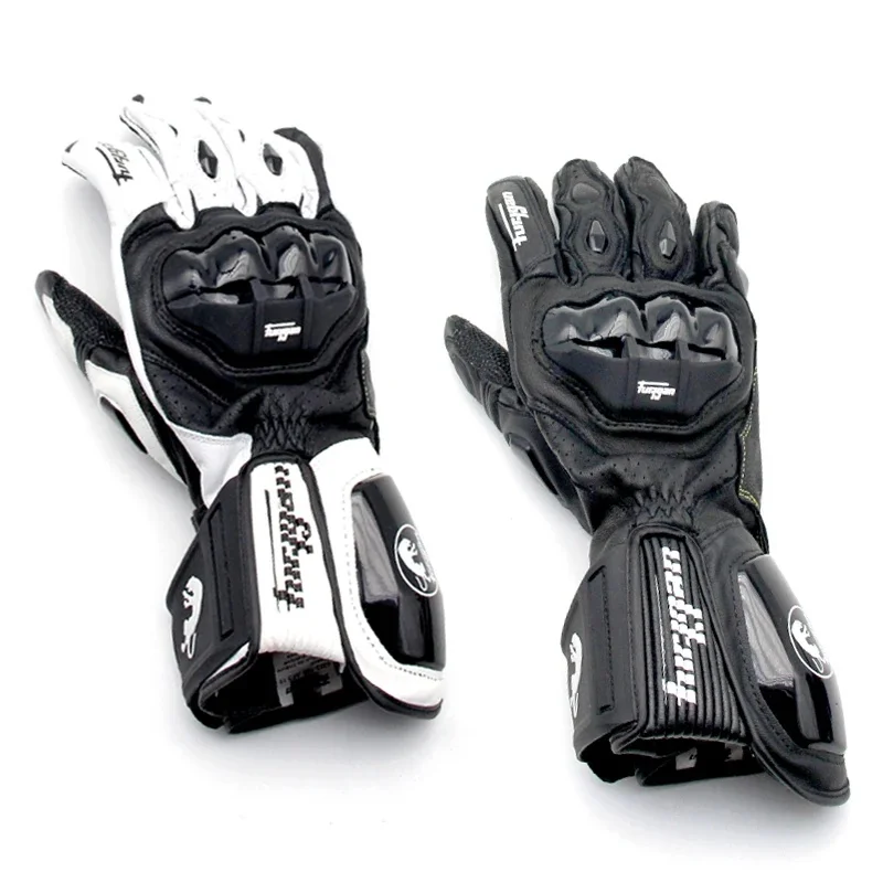 Motorcycle hard shell gloves high-quality leather gloves Motorcycle Racing riding anti fall protective gloves Furygan Gloves