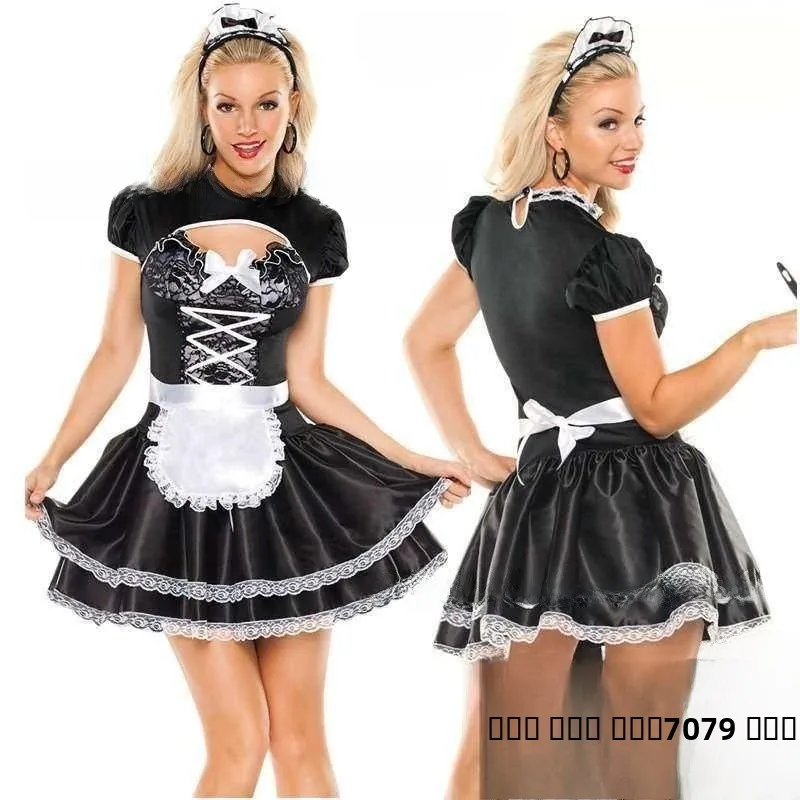 

Сексуальный костюм горничной или соблазнительный костюм для косплея, эротический этнический сценический наряд, женская мода, весна