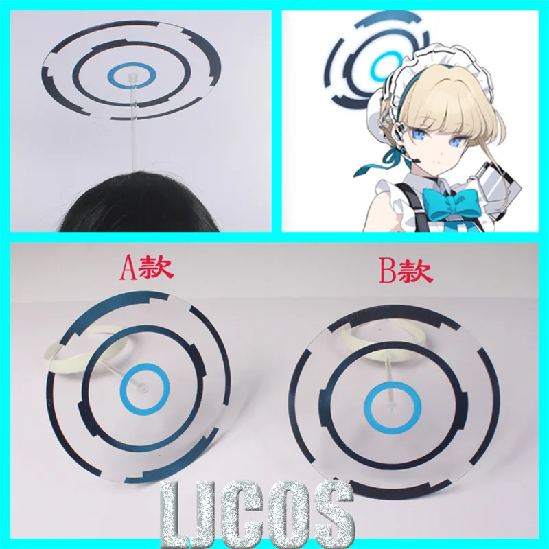 Game Anime Blue Archive Asuma Toki Cosplay Headwear Halo Halloween Fancy Stage Performance Props Cosplay