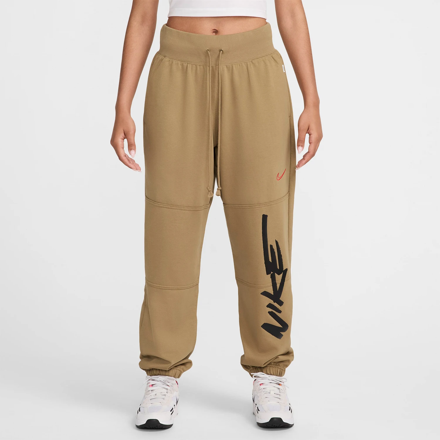 

Официальные модные женские вязаные манжеты Nike, модные свободные спортивные брюки FZ0255-224