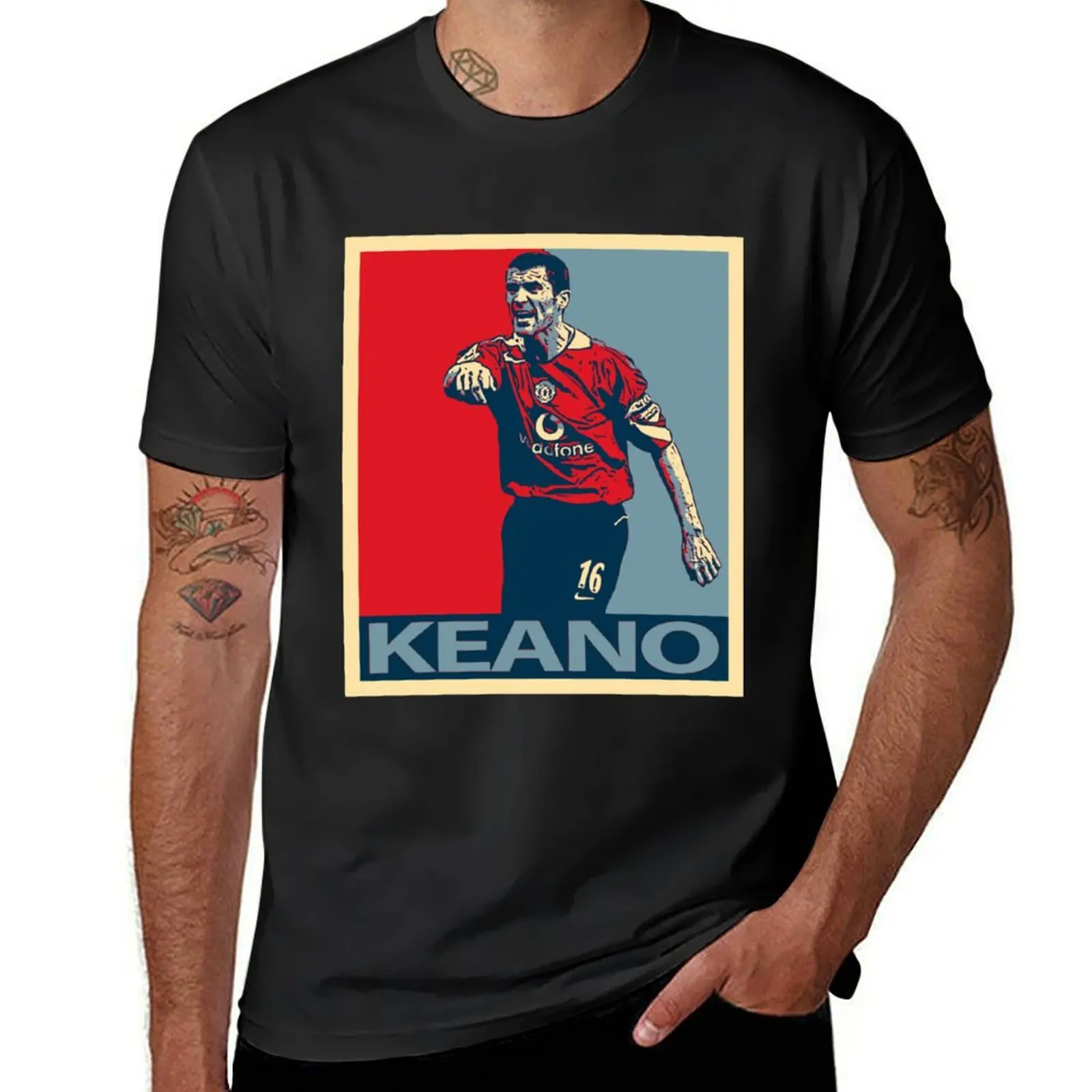 Roy Keane T-Shirt korean fashion sweat tops mens t shirts