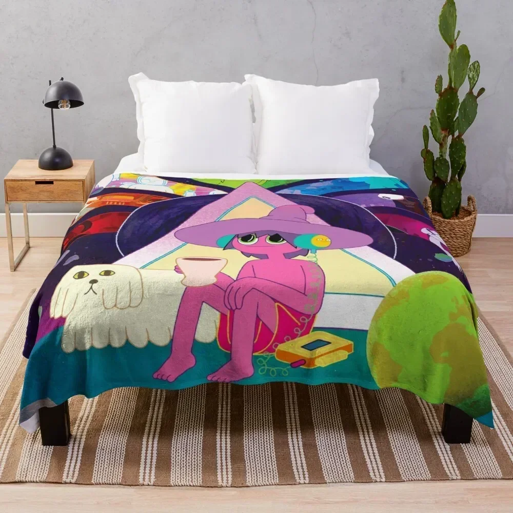 

Midnight Gospel Throw Blanket Men's Soft Warm Throw Blanket for Couch