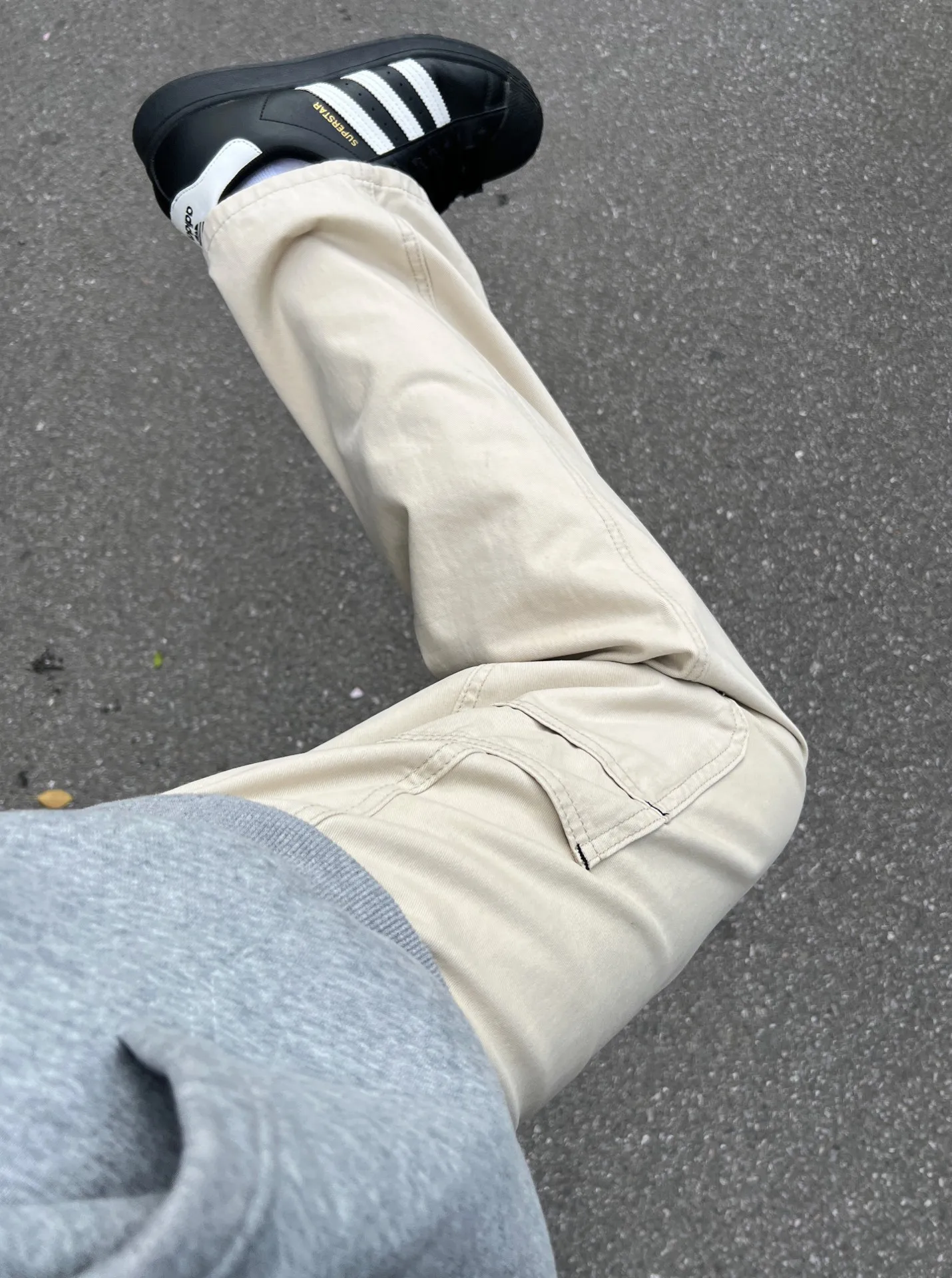 Rstay7 American Sle Straight Leg Work Pants Men's Summer Multi-ket Logging Loose Straight Casual Long Pants