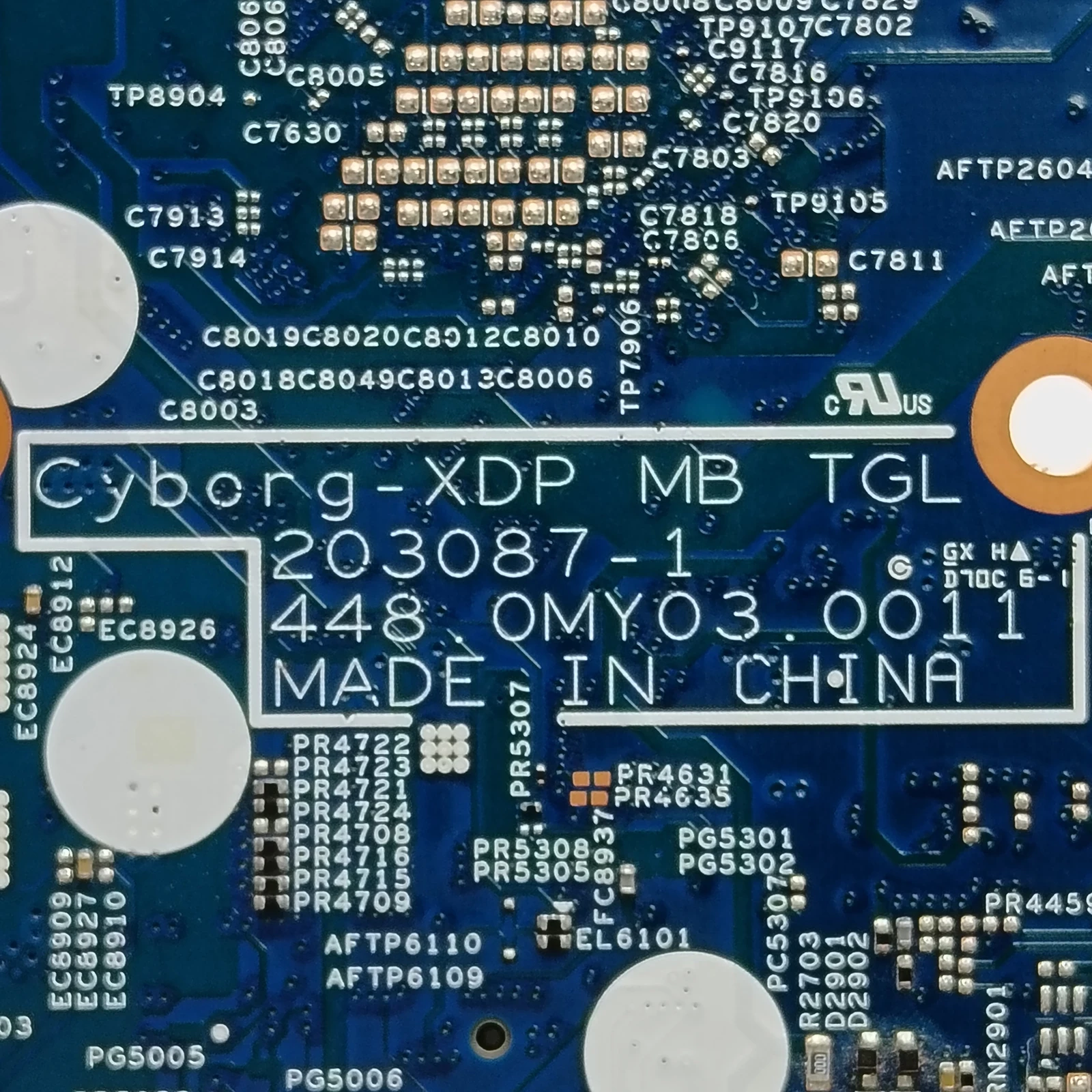 NF1025 For Dell Latitude 3420 3520 Laptop Motherboard SRK0B Celeron 6305 Mainboard 203087-1