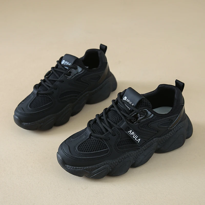 2025 Women New Breathable Sneakers High-end Sport Fashion Girl Luxury Brand Flats Lace Up Balance Shoes