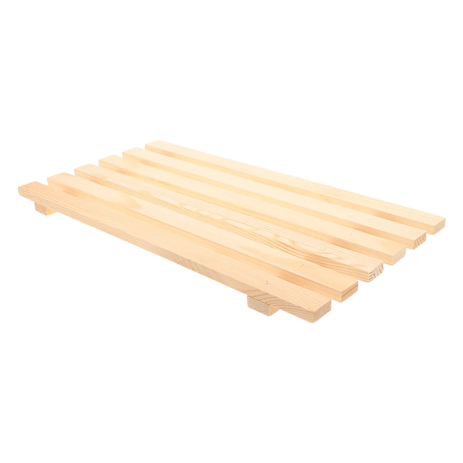 Wooden Mailbox Base Insert Grate 13.78x7 Waterproof Raised Drainage Rack Mail Protection Elevated Mail Tray