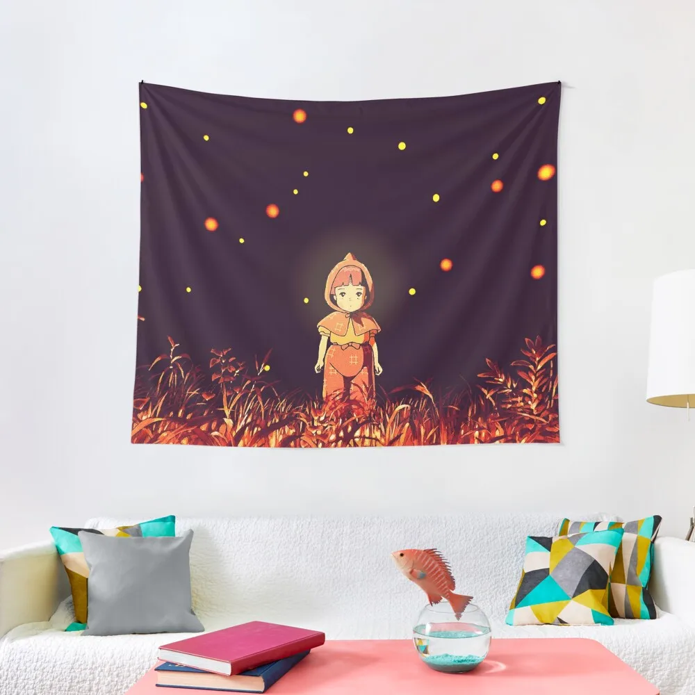 grave of the fireflies (la tumba de las luciérnagas) Tapestry Carpet Wall Home And Comfort Decor Tapestry