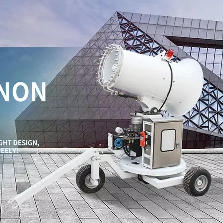 60 m große bewegliche Wassernebelkanone zum Staub und Unterdrücken in Entladeködern