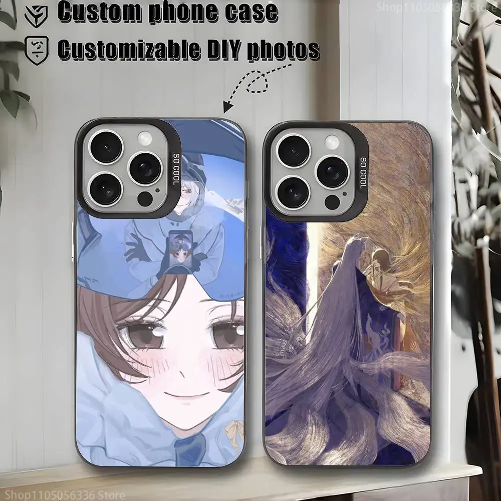 

K-Kamisama K-Kiss Cartoon Phone Case For iPhone 16,15,14,13,12,11,Mini,Pro,MAX,plus,Black Matte Shockproof Cover