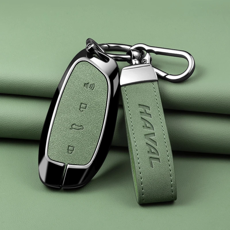 Zinc alloy key covers for Great Wall Haval H6 2024, H9 2025, H2, M6, Cool Dog Plus, Owl MAX, F7, F7X, F7X, F7H, H8, and H3 cars