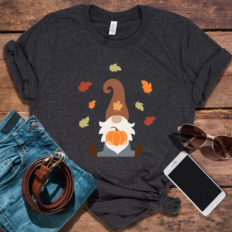 

Fall Gnomes Shirt Thanksgiving Ts Hirt Autumn Top Pumpkin Shirt Gnome Fall Tees Thanksgiving Gnomes Tops Cute Fall Shirts M