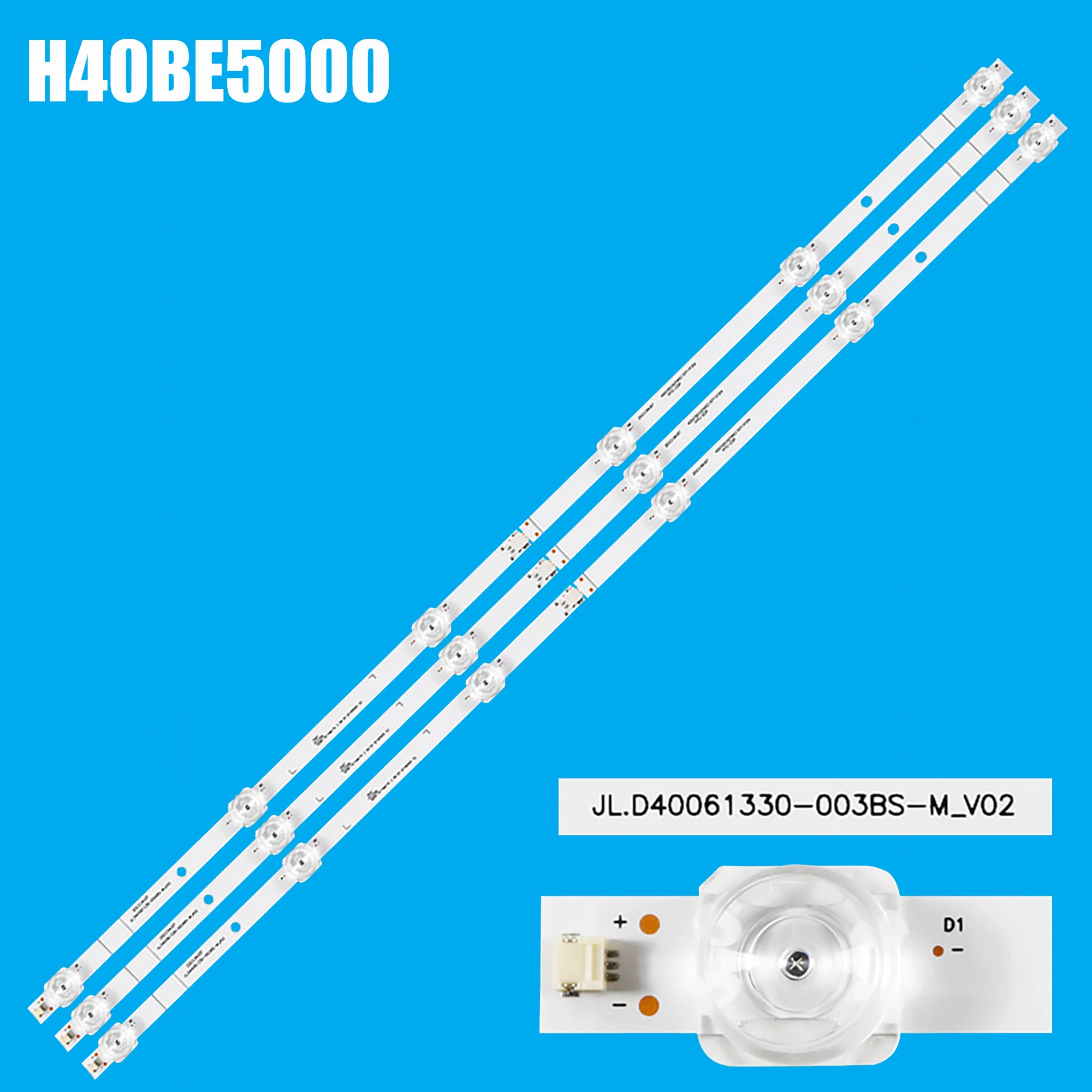 1/5/10 Kit LED Backlight strip for LC-40N5004U HZ40E350S H40BE5500 CRH-BX40C130300603913REV1.0 JL.D40061330-003BS-M_V02