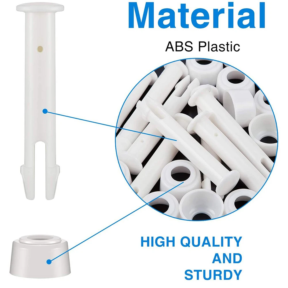 

Plastic Pool Pins Pool Replacement Parts Secure Pool Seals Leak-Proof Connection Plastic Material For Pool Maintenance