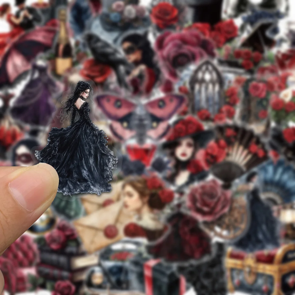 50PCS Masked Ball Graffiti สติกเกอร์ Scrapbooking Collage วัสดุตกแต่ง Dance Party กีตาร์มือถือ DIY สติกเกอร์กันน้ํา