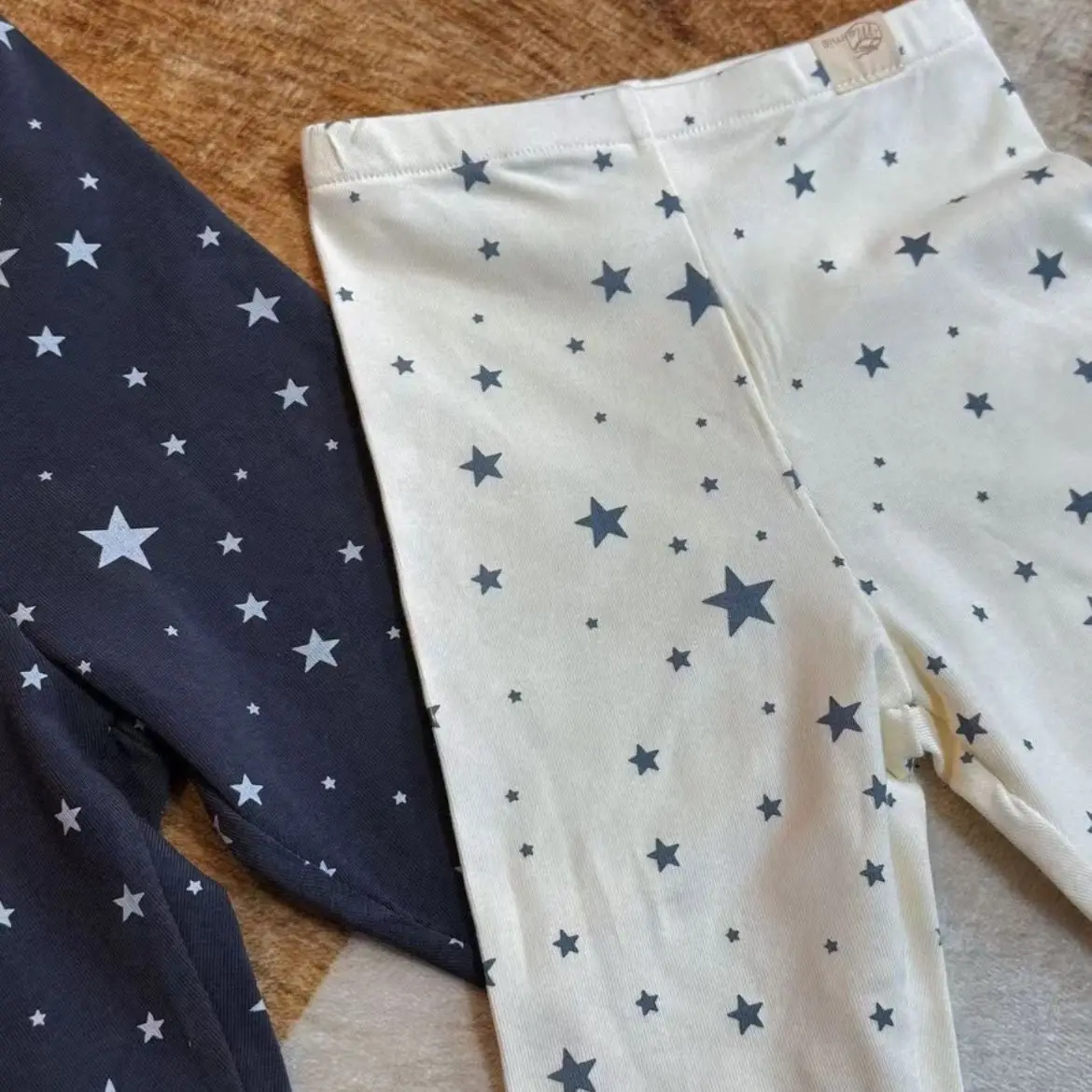 Girls' thin shorts 2026 summer Korean version star print elastic leggings for women's yoga casual five quarter pants