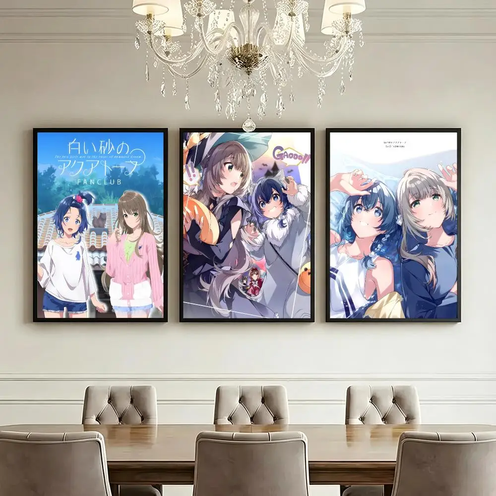The Aquatope on White Sand Poster HD Poster High End Luxury Home Decoration Suitable for Living Room Bedroom Corridor and Gift