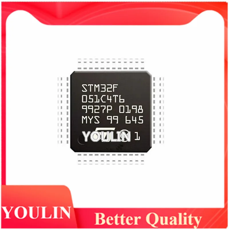 New genuine STM32F051C4T6 LQFP48 Italian microcontroller IC chip MCU microcontroller