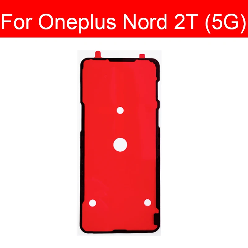 Back Battery Cover Sticker For Oneplus 1+ Nord 2 2T Nord N10 N300 CE2 5G Rear Housing Battery Cover Adhesive Glue Replacement