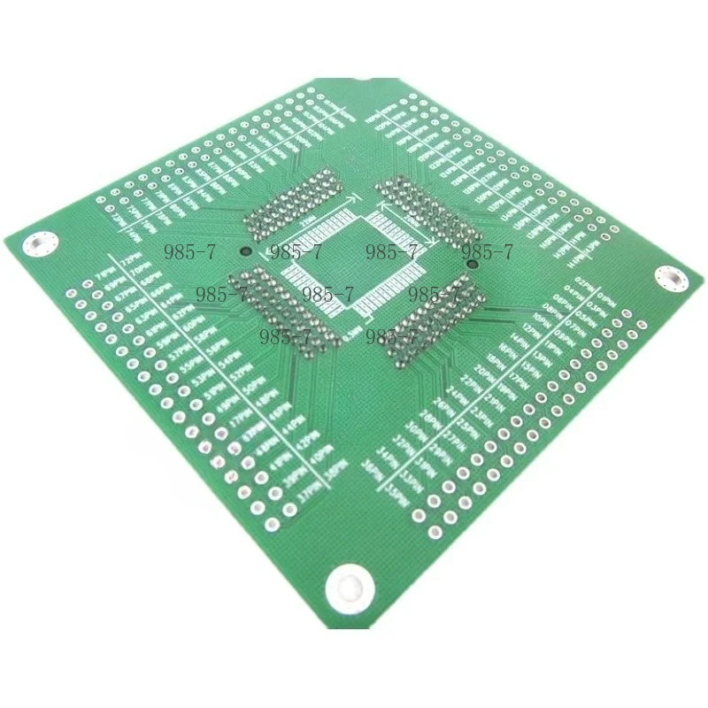 For Chip Programming Debug Burn-in: OTQ-144S-0.5-001 QFP144 LQFP144 Test Socket Adapter, 20x20mm 0.5mm Pitch