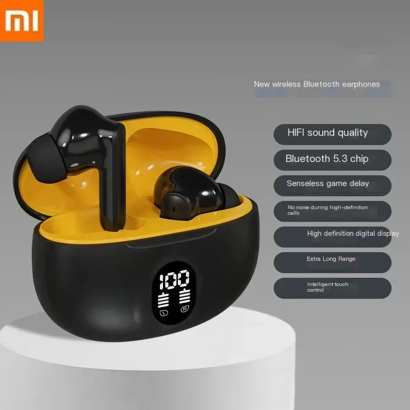 XIAOMI 895B سماعات رأس لاسلكية بلوتوث سماعة 5.3 ENC سماعات أذن LED عرض الطاقة TWS سماعة رأس رياضية مع ميكروفون للهواتف الذكية