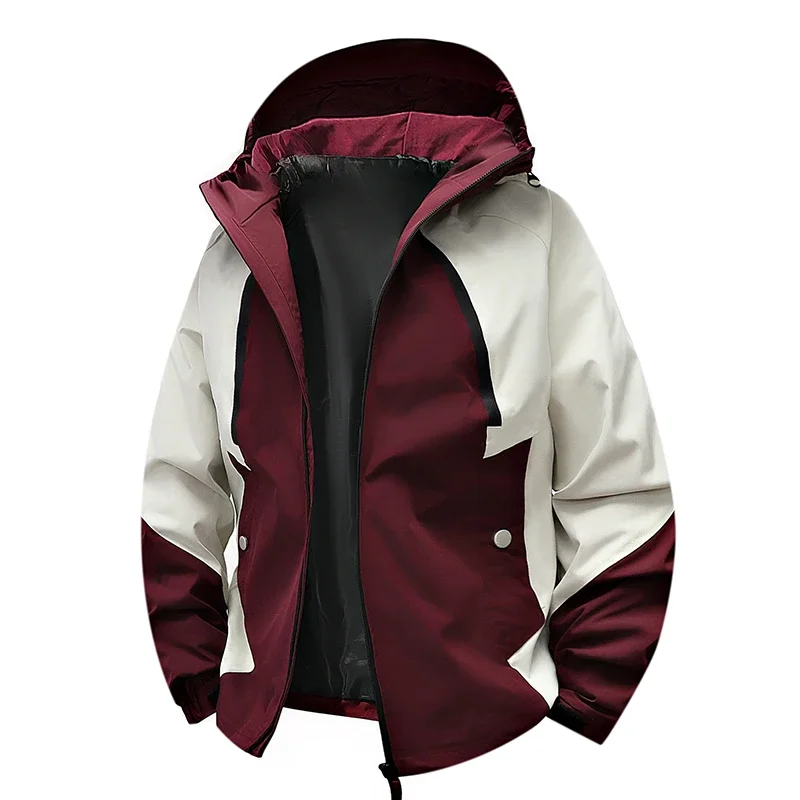 Gorasio Spring Autumn Winter Hong Kong Style Outdoor Windbreakers Couple Jackets Men's Trendy Casual Versatile Hooded Jackets