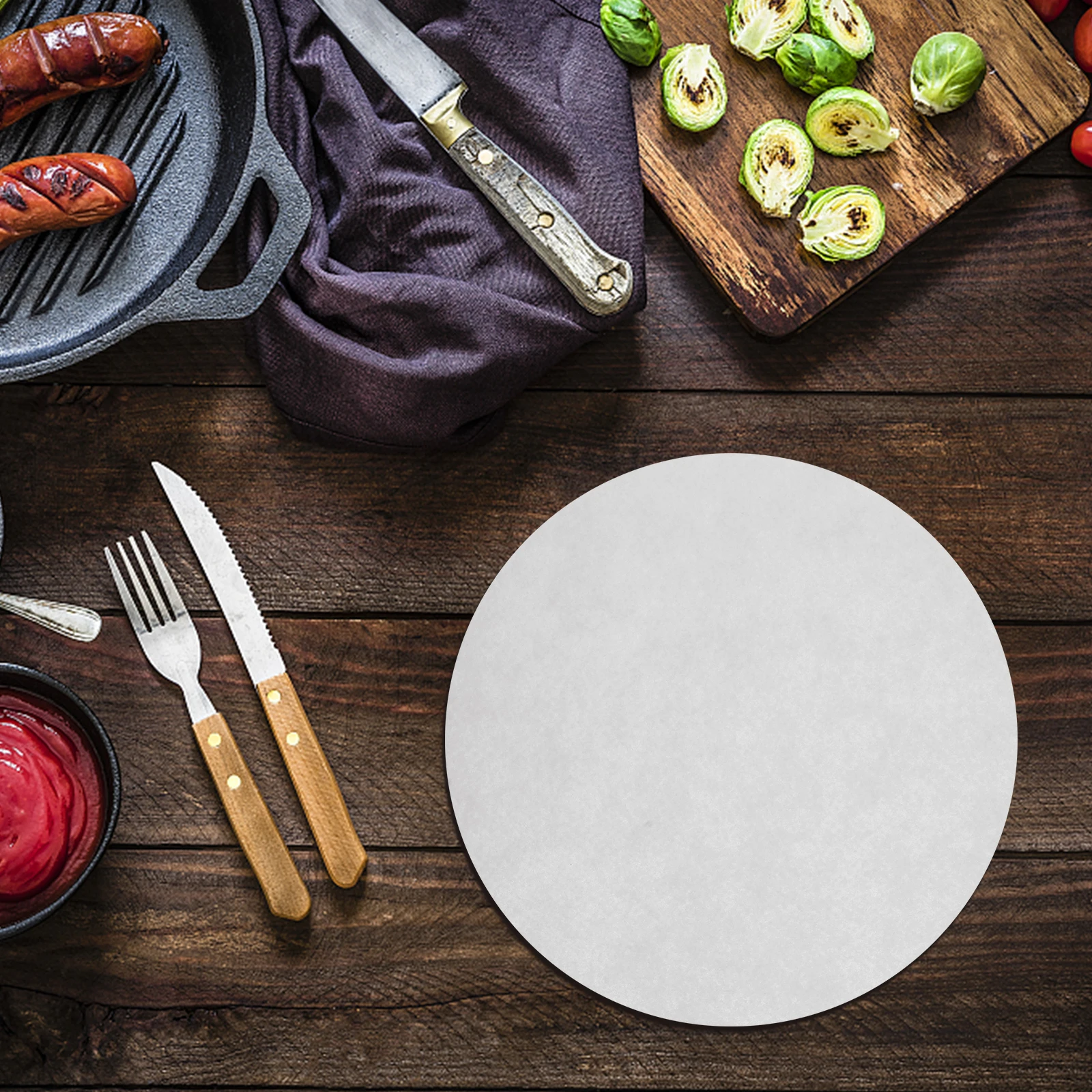 

Heat Resistant Table Mat White Kitchen Tools Thick Absorbent Protects Tables Countertops Mats Coasters Anti Pan