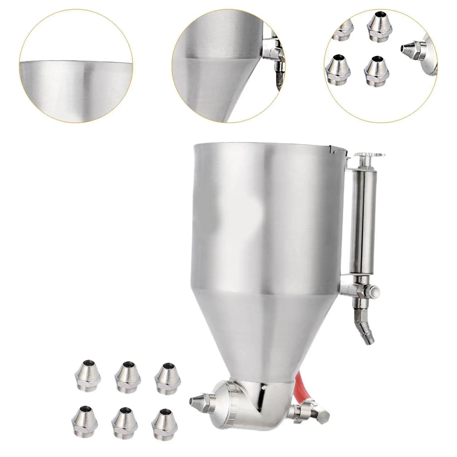 เครื่องพ่นปูนซีเมนต์ เครื่องพ่นอากาศแบบนิวเมติก เครื่องมือก่อสร้างทําความสะอาดง่าย