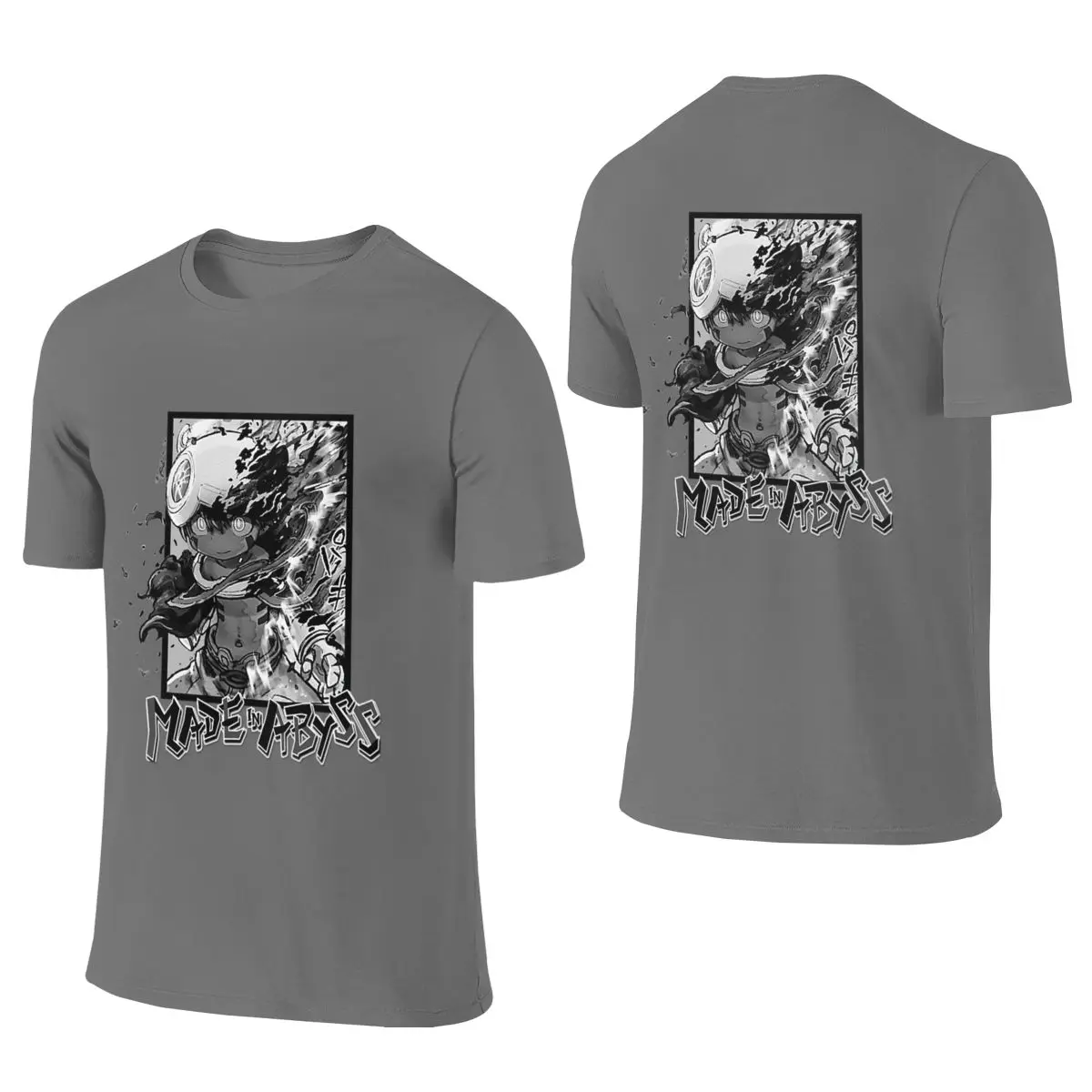 Made In Abyss - Reg Fight Full Of Cotton Feeling Reversible T-shirt Retro Academy Niche Cotton Tee